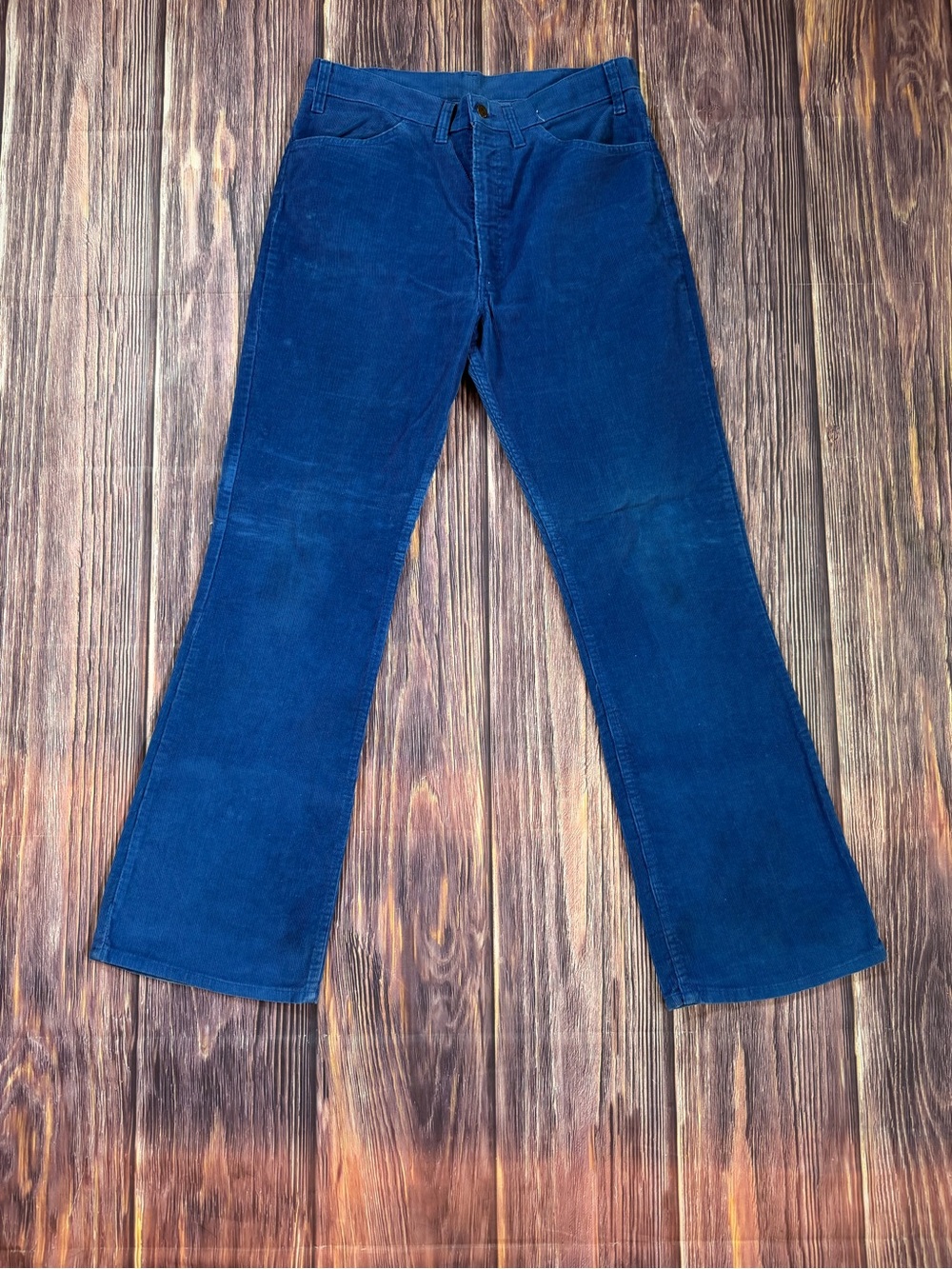 Vintage Levis 646 Corduroy Pants Mens 36x34 White Tab Bell Bottom flared 70s